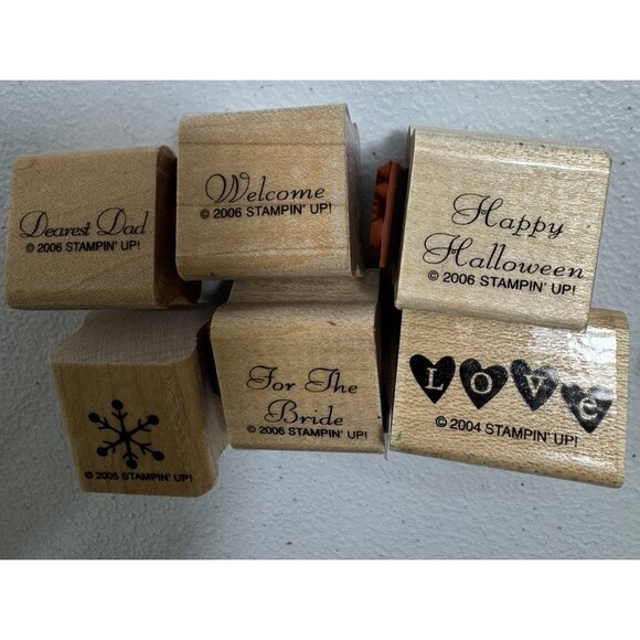 Vintage 2004/05/06 Stampin Up Good Times Set Of 15 Holidays Retired - Picture 4 of 5